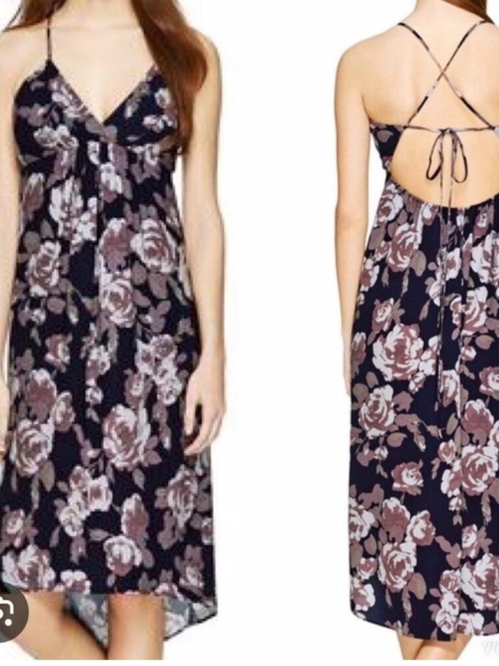 Aritzia Wilfred Cosimo strappy Halter Backless dress. Size 4
